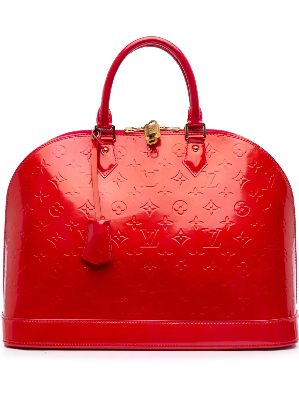 Louis Vuitton Pre-Owned 2008 Monogram Vernis Alma PM handbag - レッド Louis Vuitton Pre-Owned 2008 Monogram Vernis Alma PM handbag - レッド