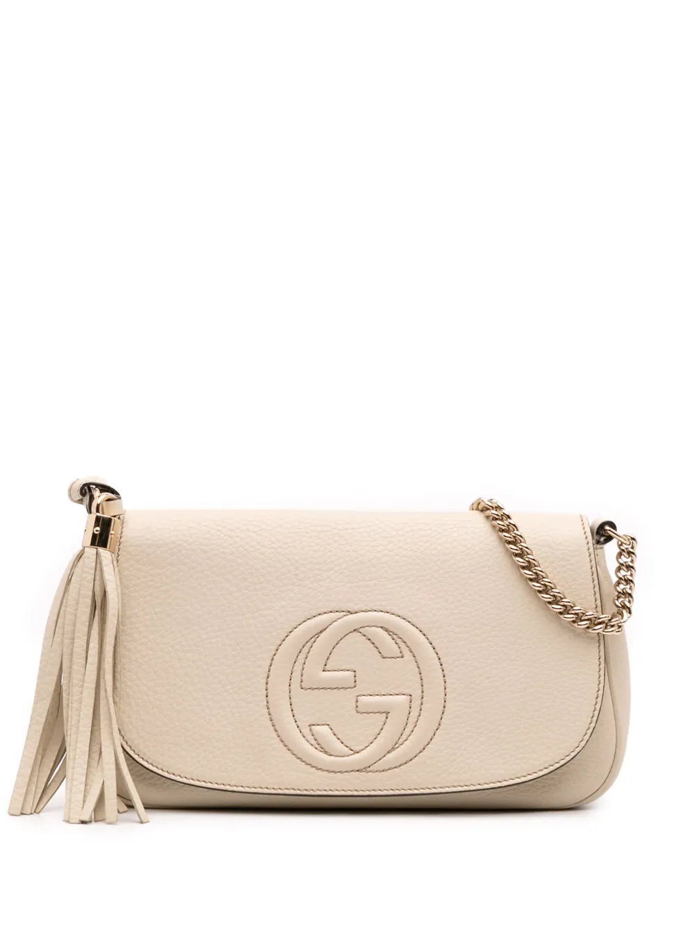 Gucci Pre-Owned 2016-2025 Medium Leather Soho Chain Flap crossbody bag Gucci Pre-Owned 2016-2025 Medium Leather Soho Chain Flap crossbody bag