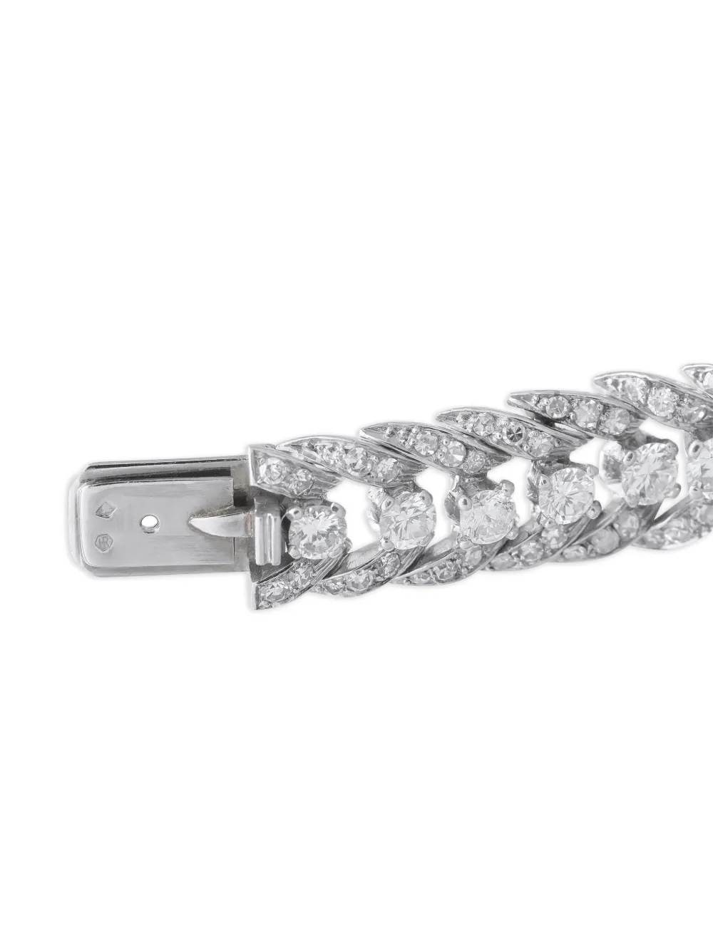 LB Exclusive platinum diamond chain bracelet | Image 2