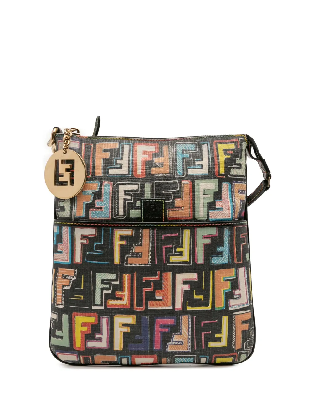 Fendi Pre-Owned 2010-2025 Multicolor Zucca Spalmati Forever crossbody Fendi Pre-Owned 2010-2025 Multicolor Zucca Spalmati Forever crossbody