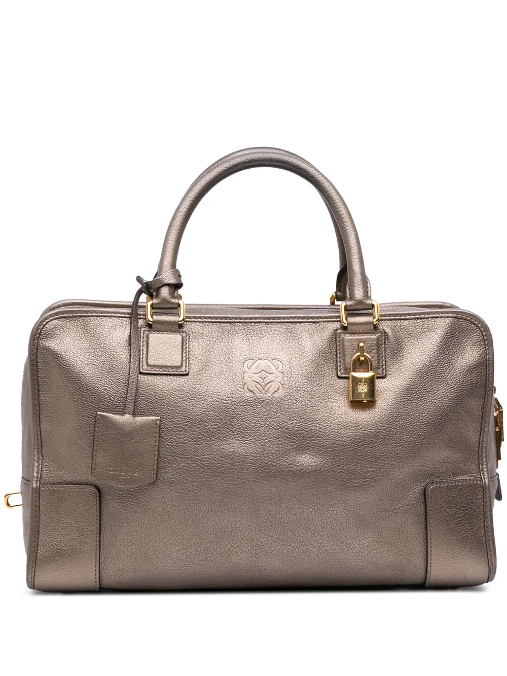 Loewe Pre-Owned 2011 Metallic Goatskin Amazona 36 handbag - ブラウン Loewe Pre-Owned 2011 Metallic Goatskin Amazona 36 handbag - ブラウン