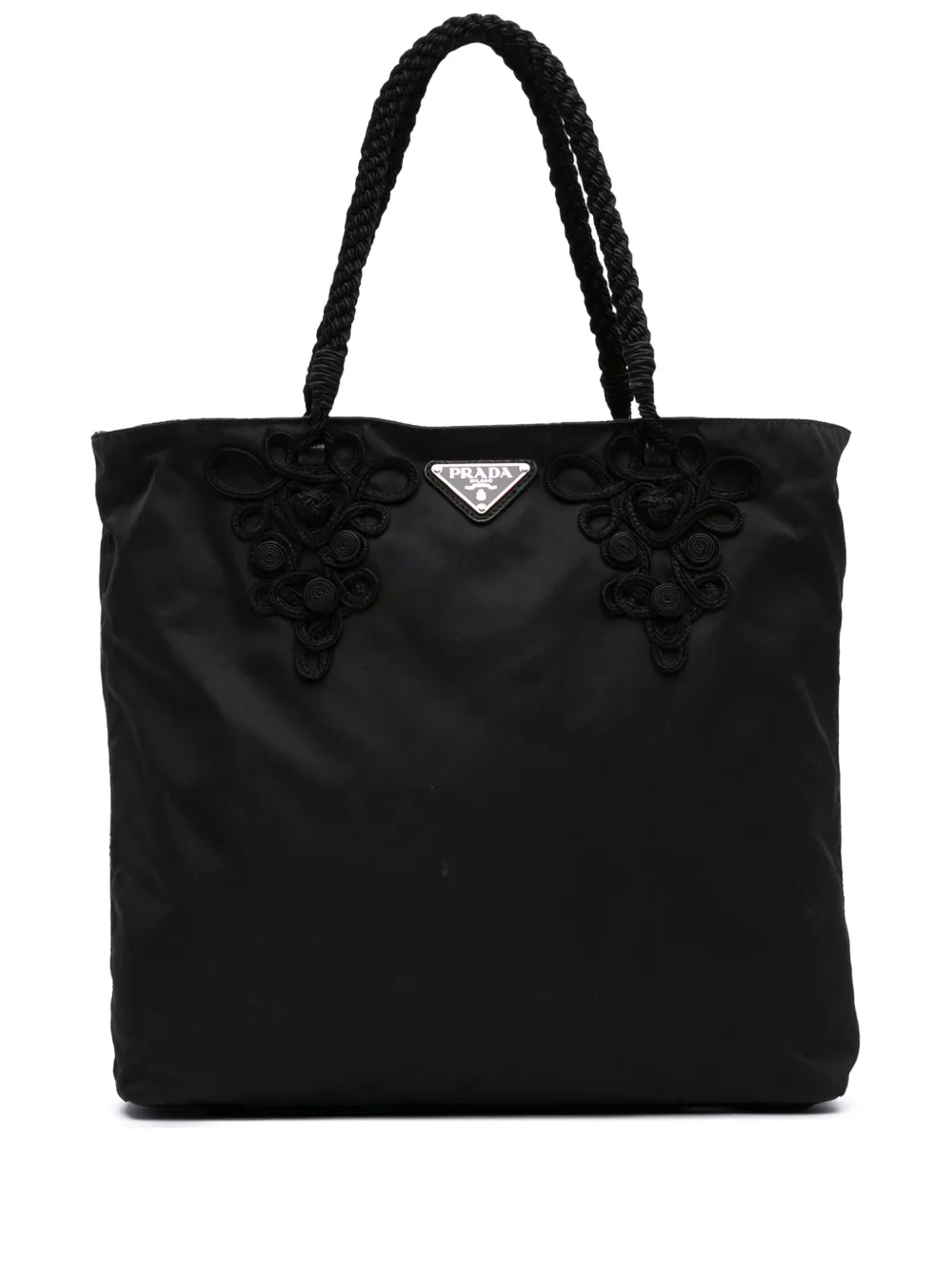 Prada Pre-Owned 2013-2025 テスート ブレイド ハンドバッグ - ブラック Prada Pre-Owned 2013-2025 テスート ブレイド ハンドバッグ - ブラック