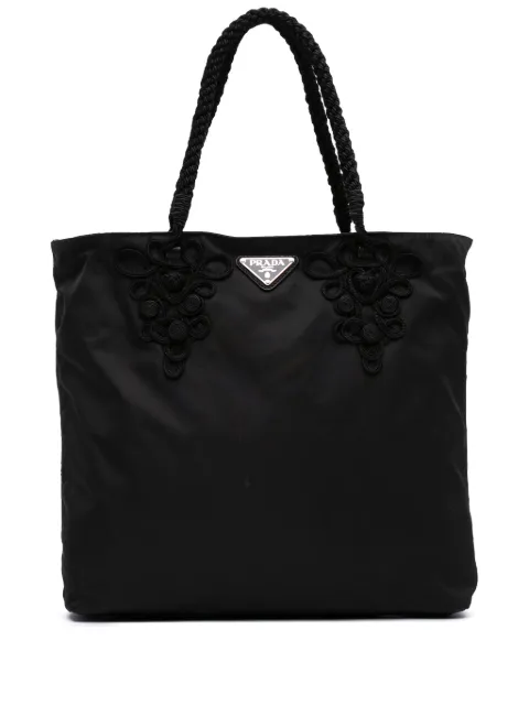 Prada Pre-Owned 2013-2025 Tessuto Braided tote bag