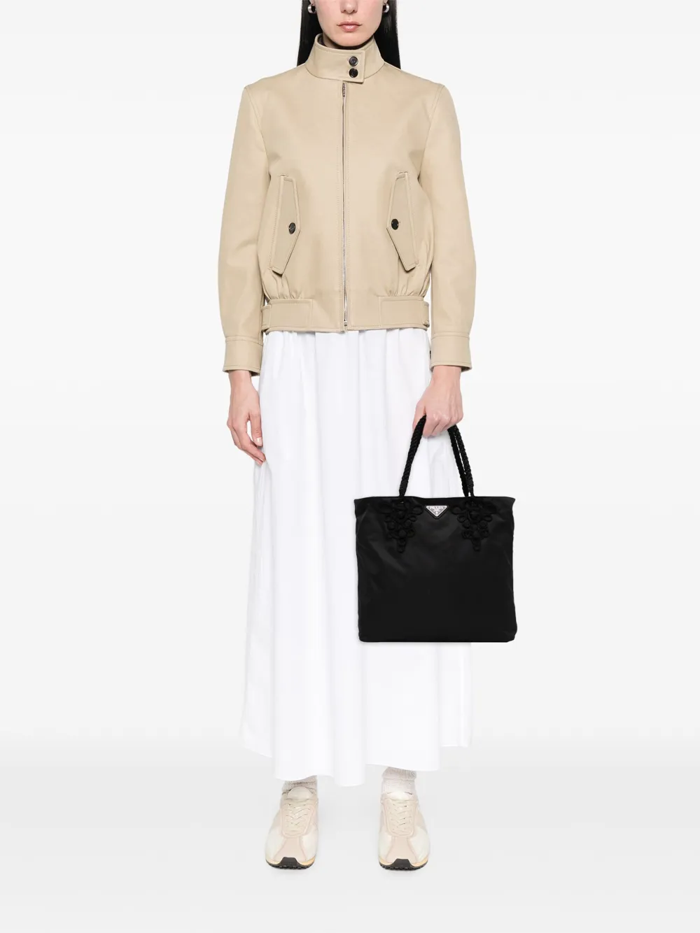 Prada Pre-Owned 2013-2025 Tessuto Braided tote bag | Pre-Owned | Image 2