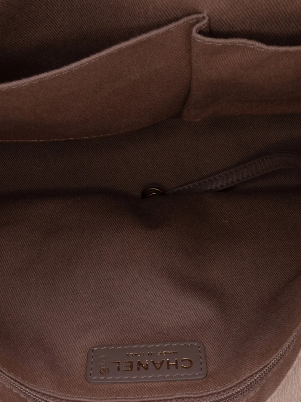 Pre-owned Chanel 2012-2013 Medium Quilted Caviar Coco Pleats Messenger Flap Satchel In Brown