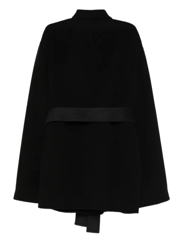 Alberta Ferretti ベルテッド コート | ブラック | FARFETCH JP