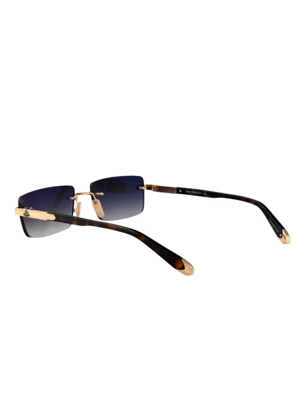 Onizbar 【Luxury】 Maybach Eyewear rectangle-frame Sunglasses | Black | FARFETCH CA