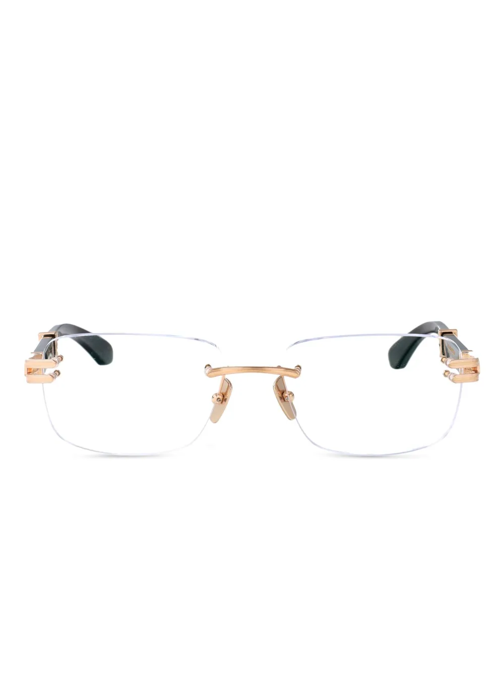 Maybach eyewear The Highness グラス - ゴールドトーン Maybach eyewear The Highness グラス - ゴールドトーン