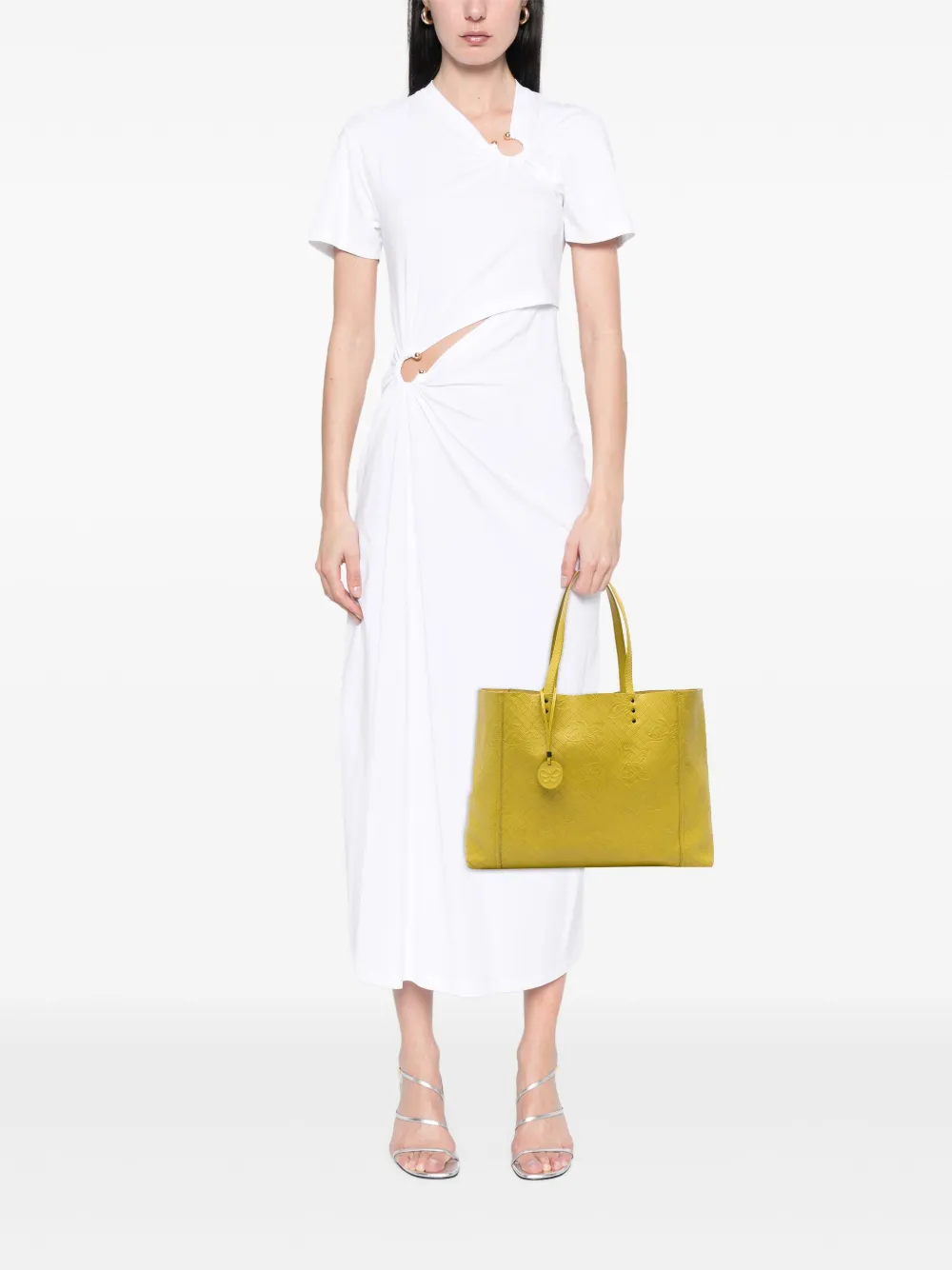 Bottega Veneta Pre-Owned 2012-2025 Leather Intrecciomirage Butterfly tote bag | Pre-Owned | Image 2