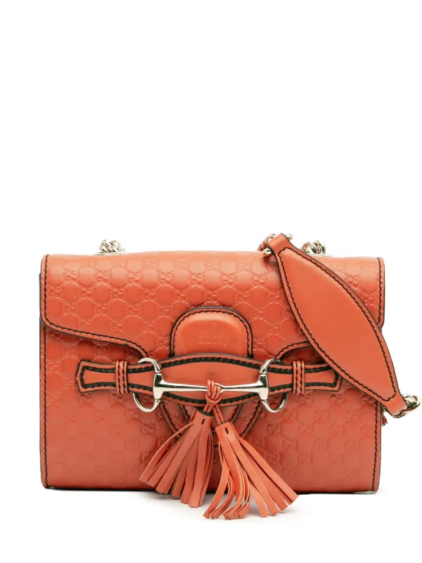 Gucci Pre-Owned 2016-2025 Mini Microguccissima Emily Crossbody Bag Orange  FARFETCH IN