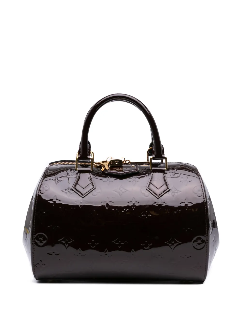 Louis Vuitton Pre-Owned 2013 モノグラム ヴェルニ モンタナ サッチェルバッグ - パープル Louis Vuitton Pre-Owned 2013 モノグラム ヴェルニ モンタナ サッチェルバッグ - パープル