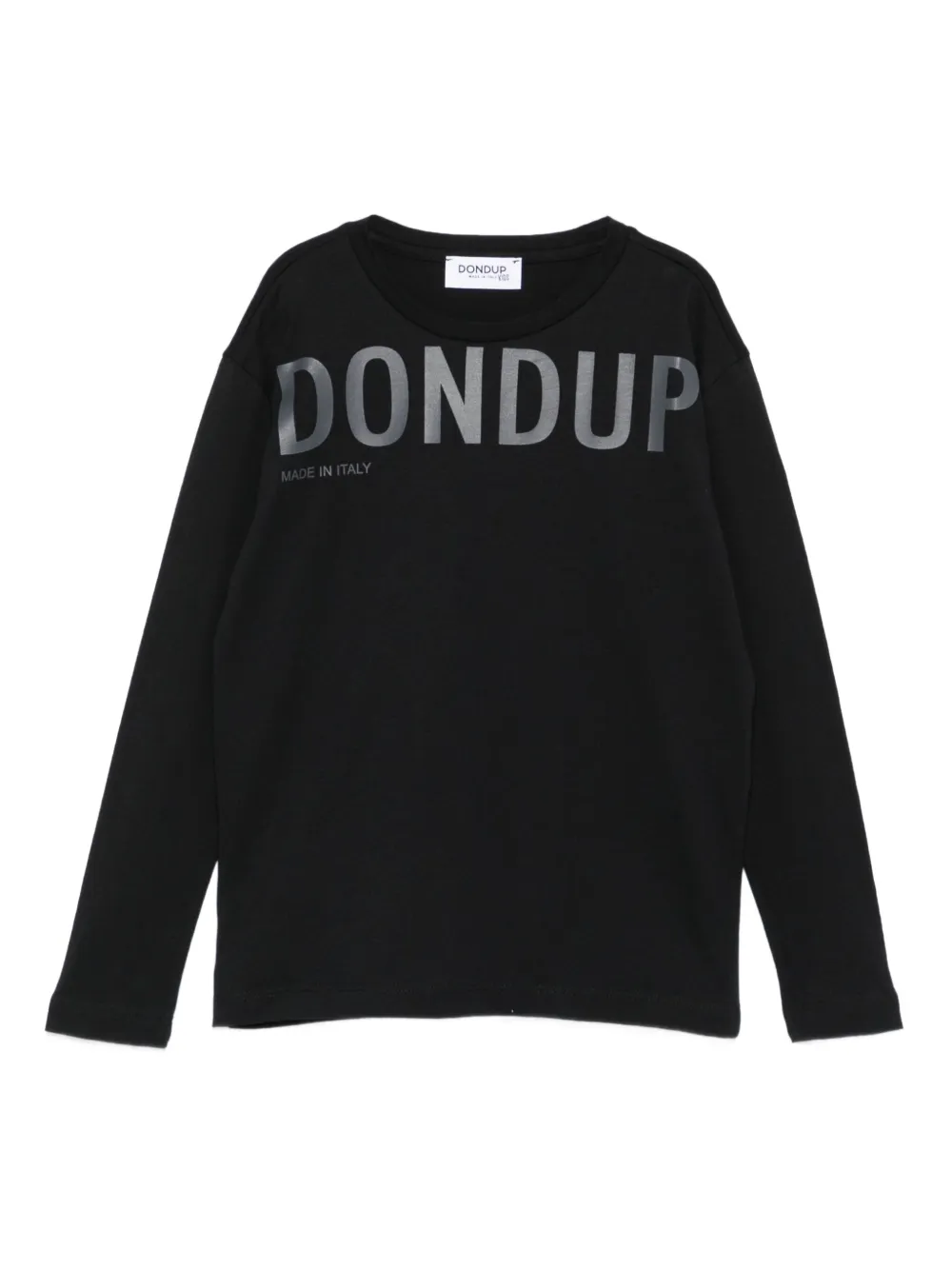 DONDUP KIDS logo-print T-shirt | Black | Image 1