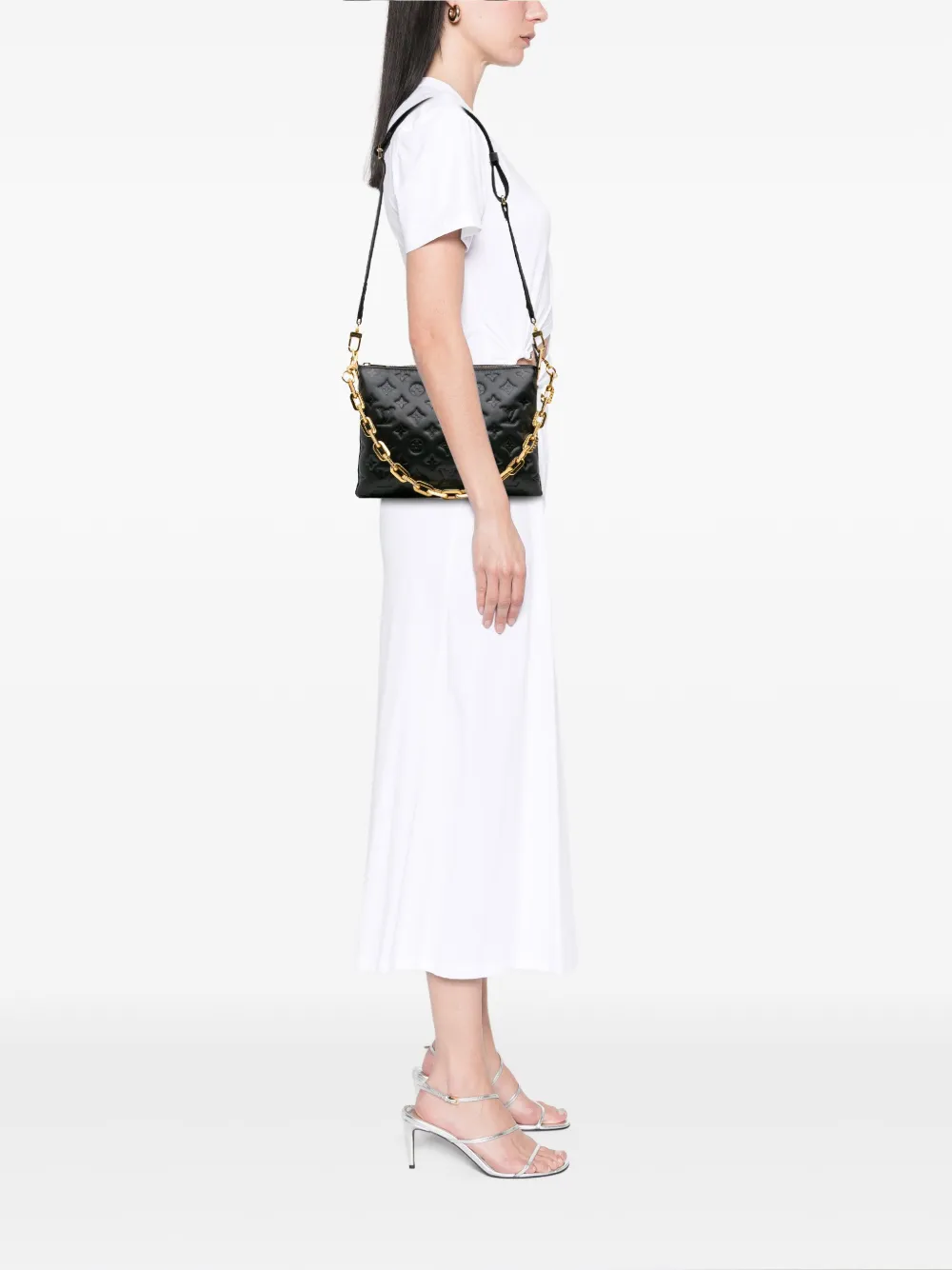 Louis Vuitton Pre-Owned 2021-2025 Monogram Embossed Puffy Lambskin Coussin PM satchel | Pre-Owned | Image 2