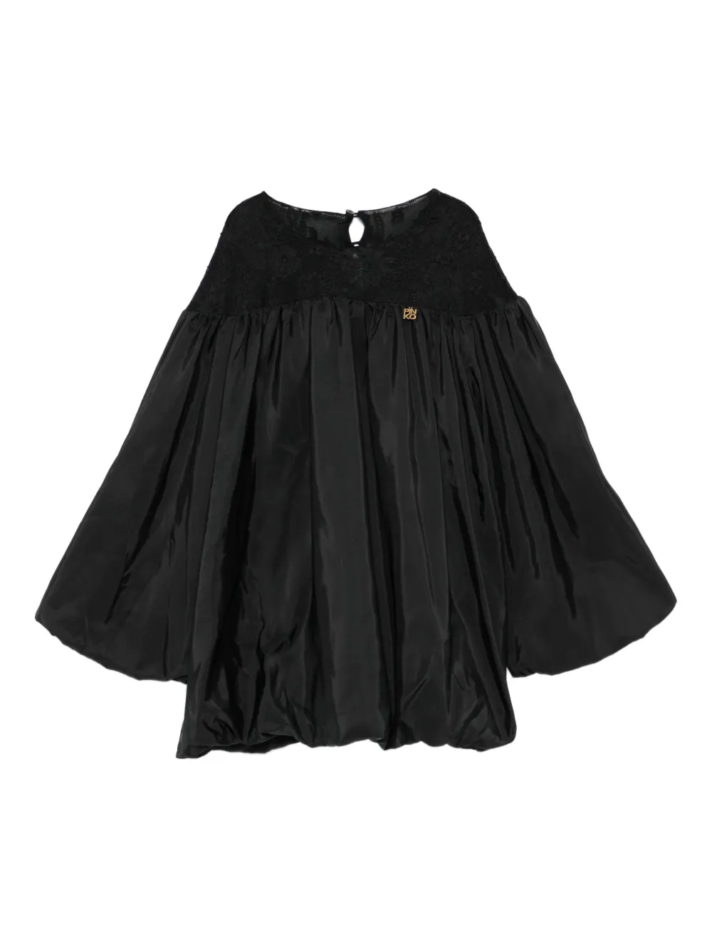 Pinko Kids lace-panel dress | Black | Image 1