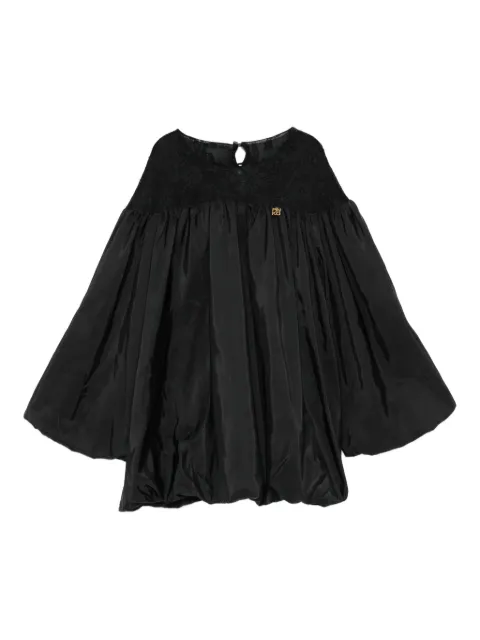 Pinko Kids lace-panel dress