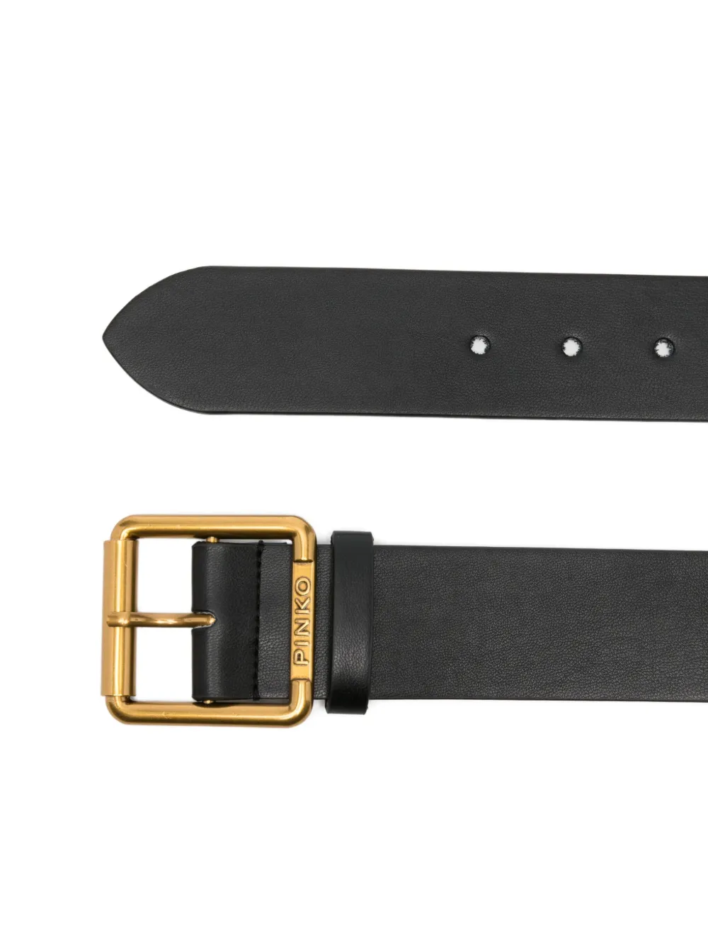 Pinko Kids Leren riem - Zwart