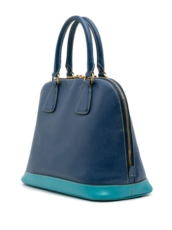 Prada Pre-Owned 2000-2025 バイカラー サフィアーノルクス 