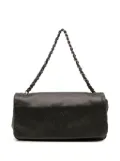 CHANEL Pre-Owned 2008-2009 CC Studded Lambskin East West Flap shoulder bag - Black