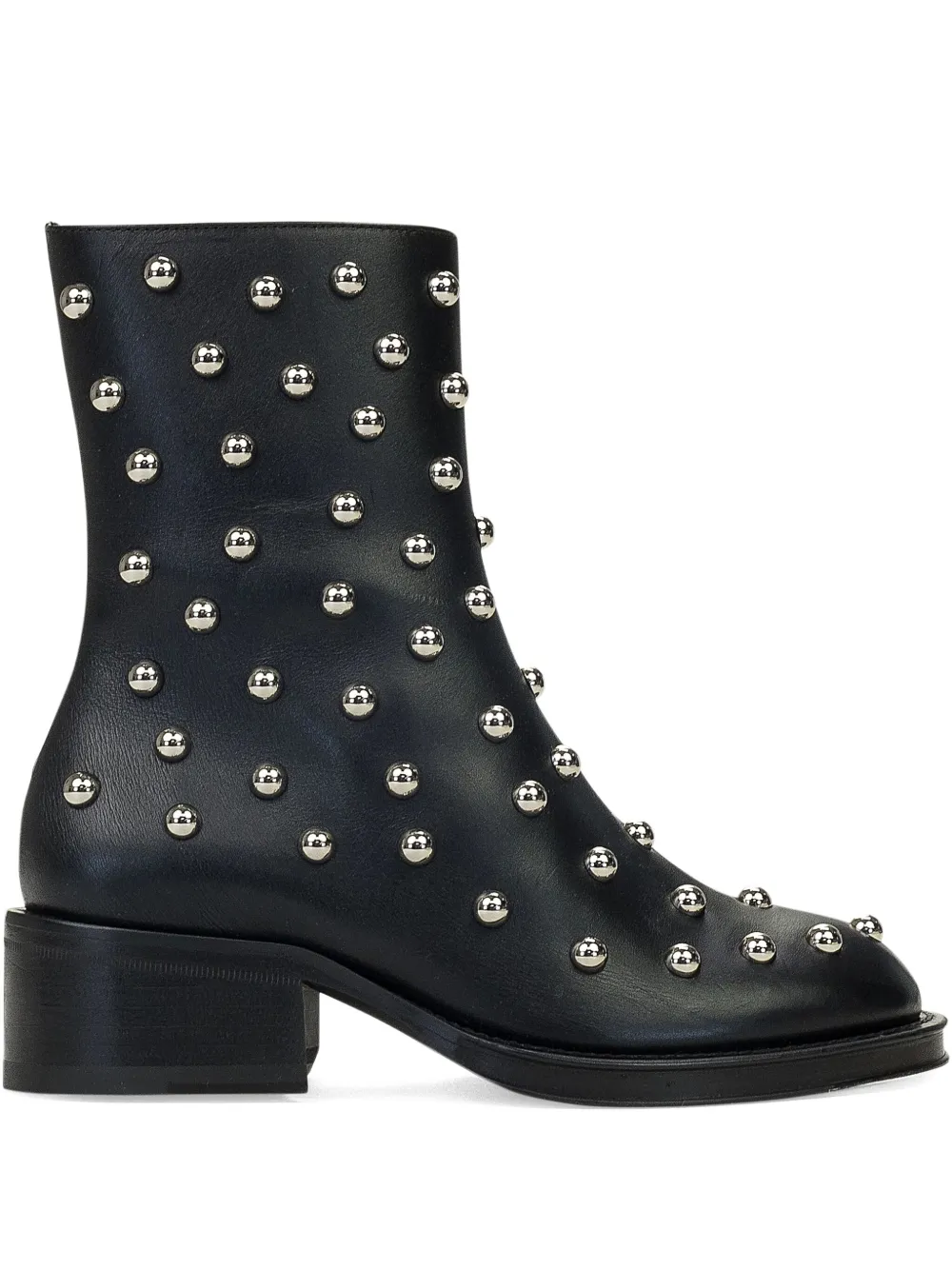Lanvin Laarzen met rits en verfraaid met studs Zwart