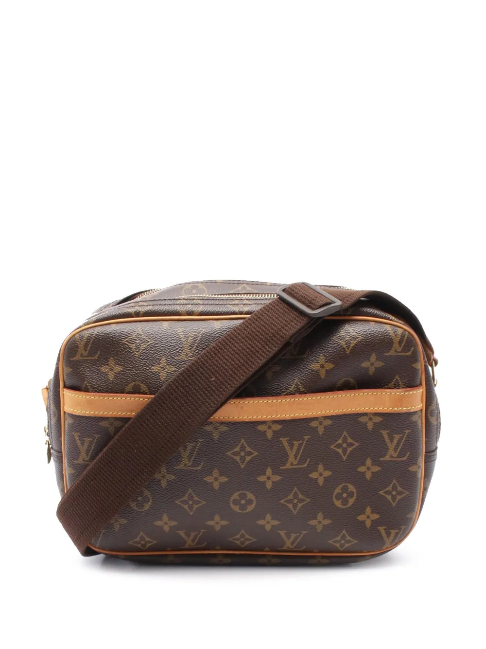 Louis Vuitton Pre-Owned 2004 Monogram Reporter PM crossbody bag - ブラウン Louis Vuitton Pre-Owned 2004 Monogram Reporter PM crossbody bag - ブラウン