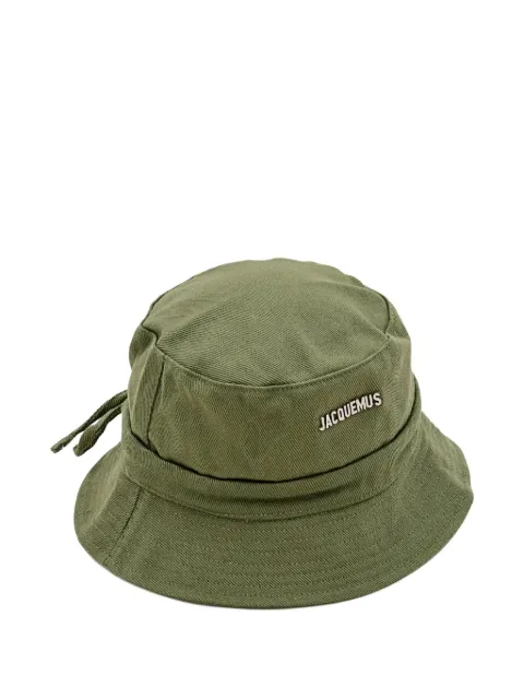 Jacquemus Gadjo logo-plaque bucket hat