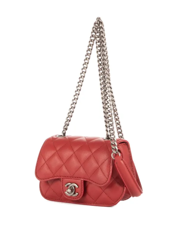 CHANEL Pre-Owned キルティング チェーン ショルダーバッグ | レッド