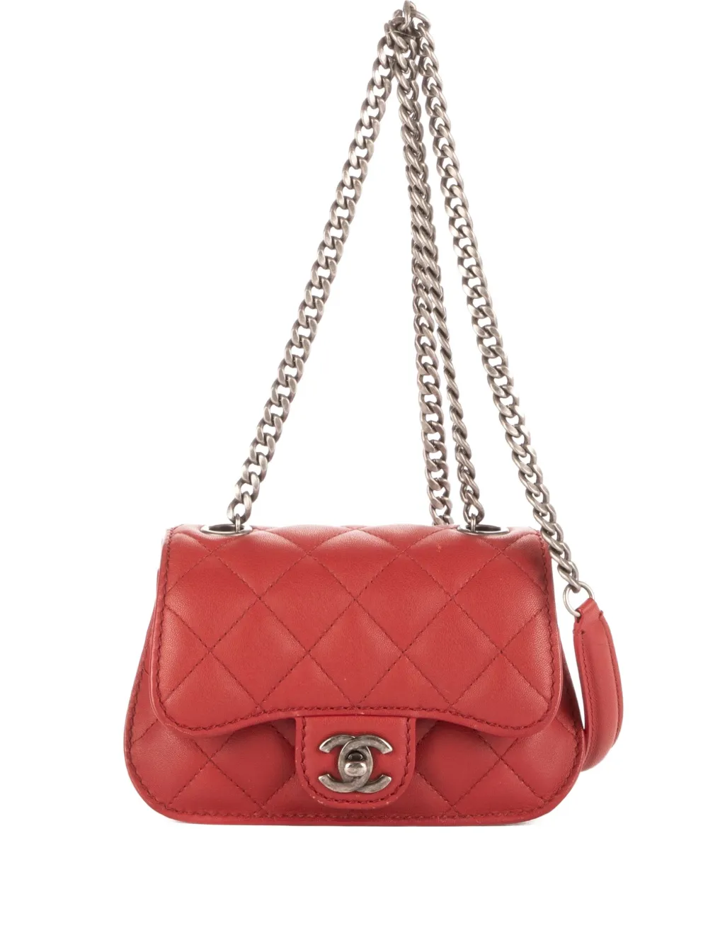 CHANEL Pre-Owned Borsa a tracolla trapuntata - Rosso