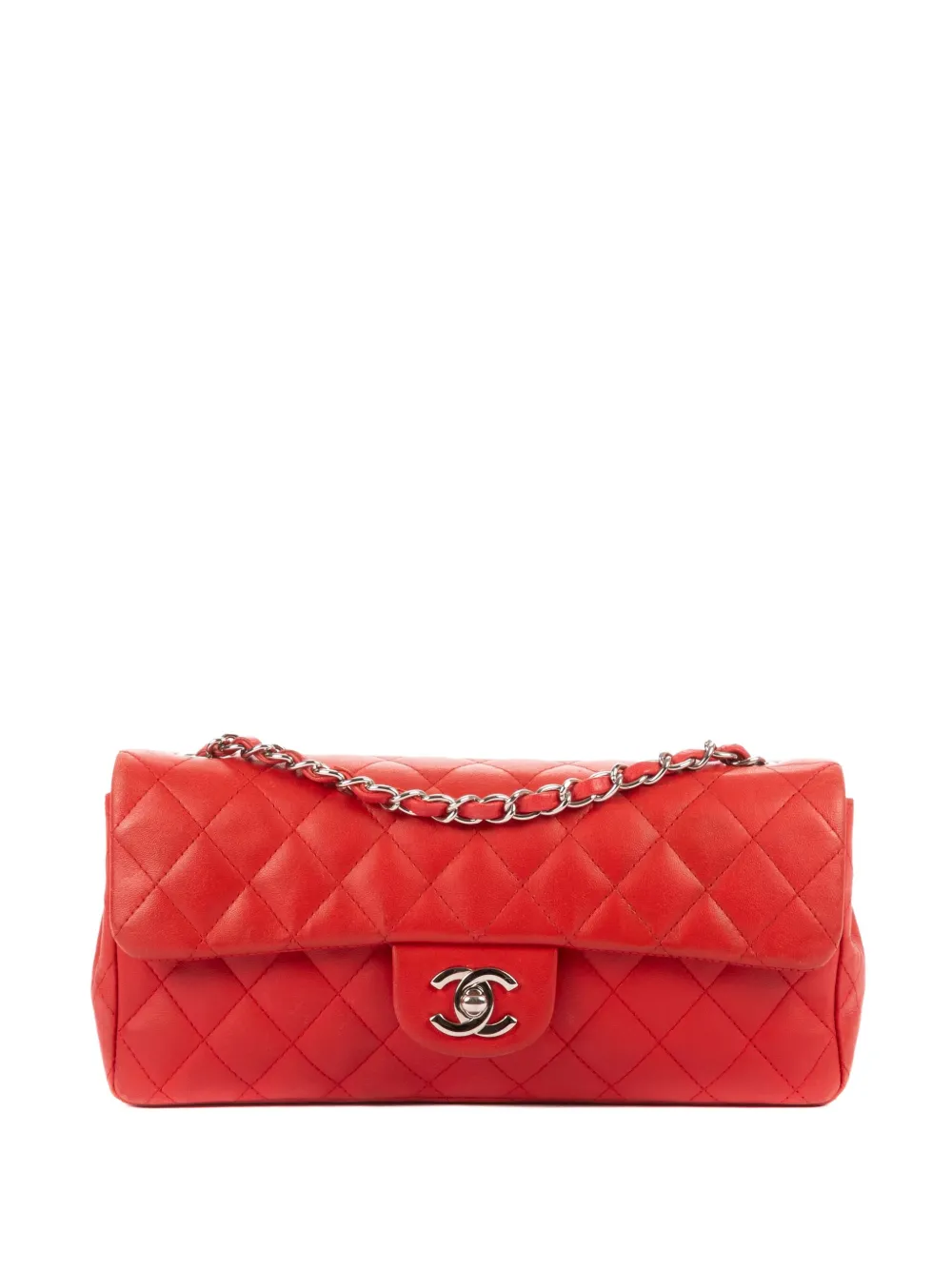 CHANEL Pre-Owned Borsa a spalla trapuntata 2000 - Rosso