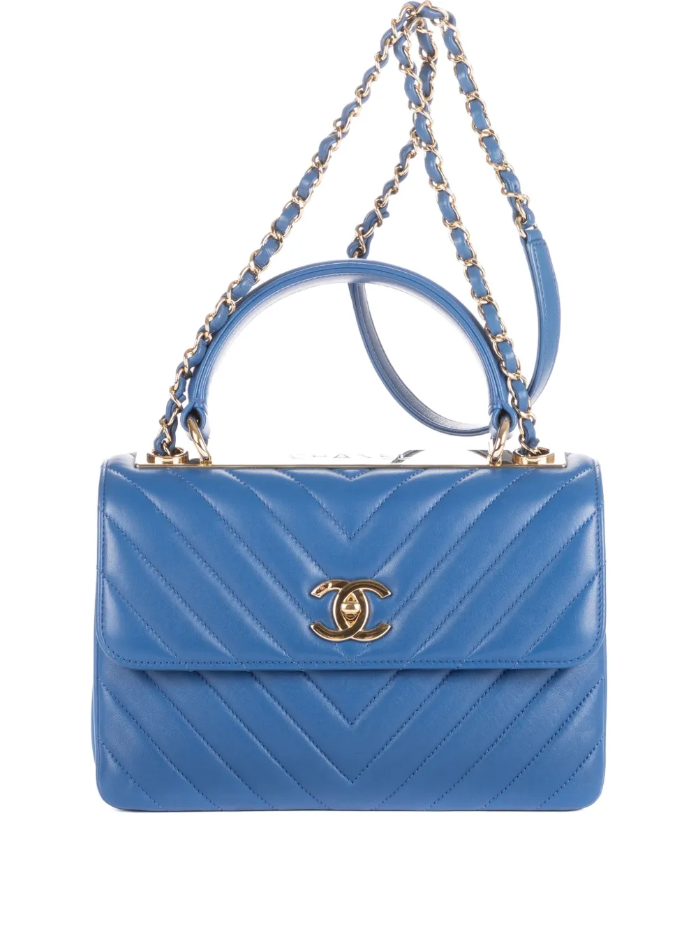 CHANEL Pre-Owned Borsa a spalla Trendy trapuntata - Blu