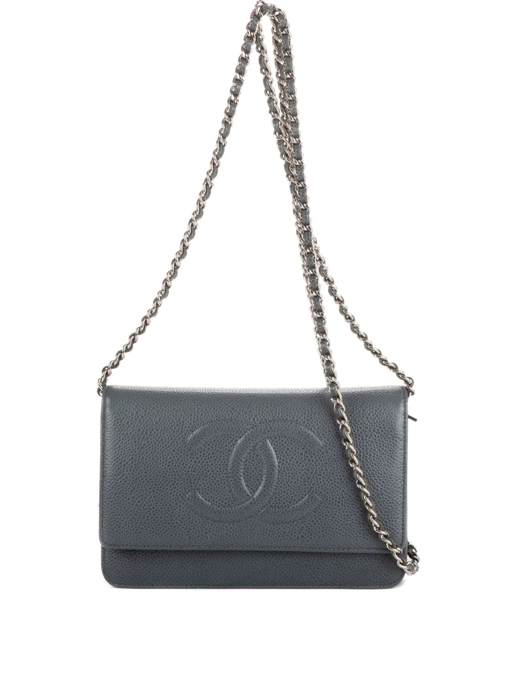 CHANEL Pre-Owned Borsa a spalla con logo 2000 - Blu