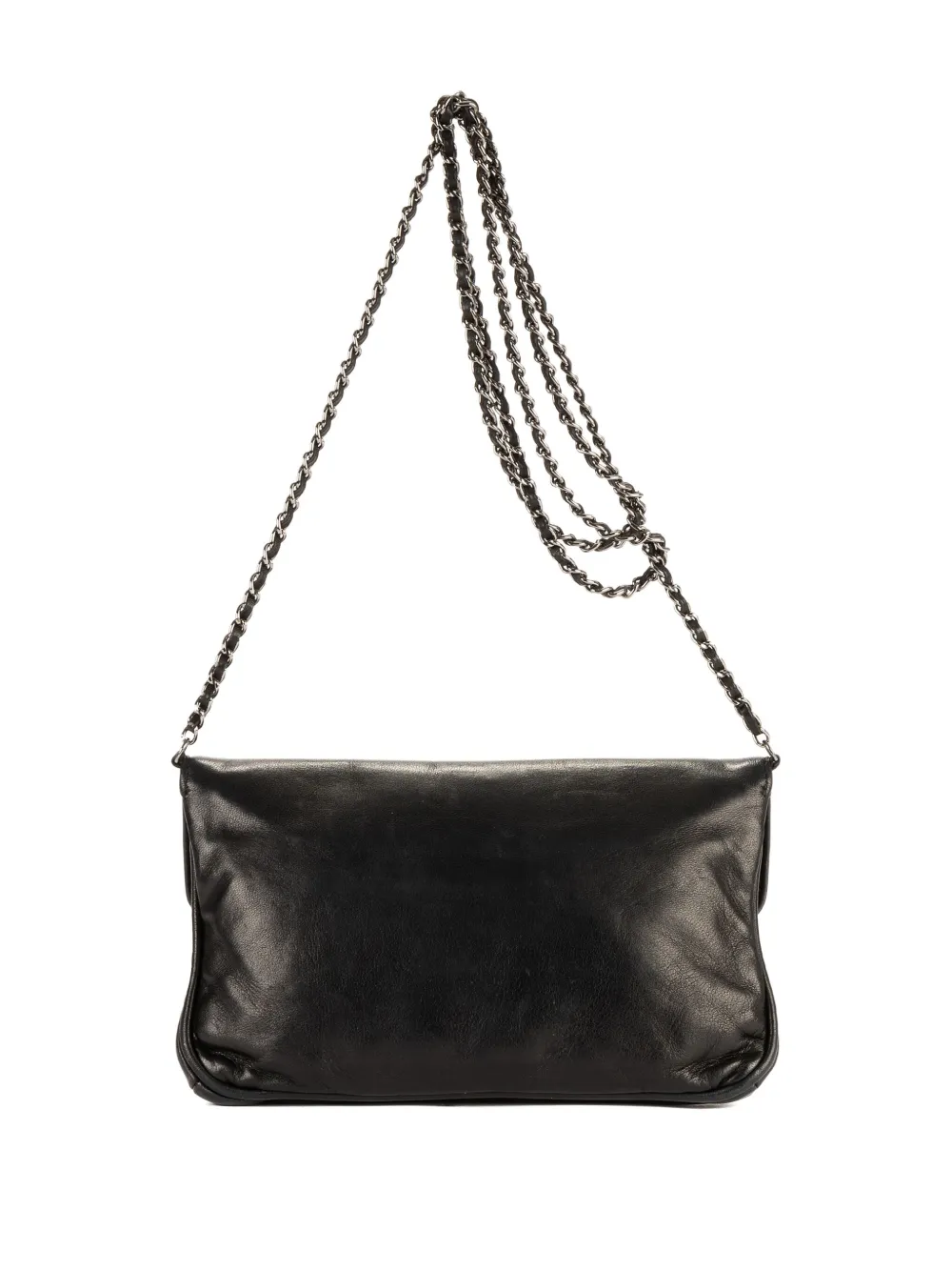 Chanel Pre-owned Giant Lock Reissue Mademoiselle Flap Shoulder Bag in Black, view 2