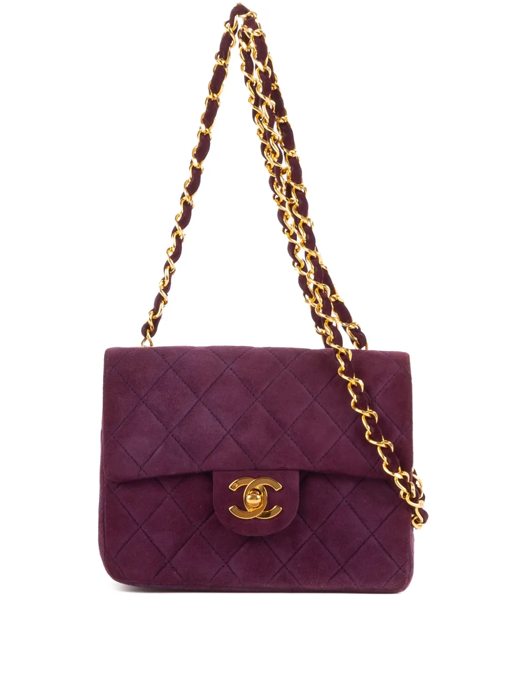 CHANEL Pre-Owned Borsa a tracolla trapuntata - Viola