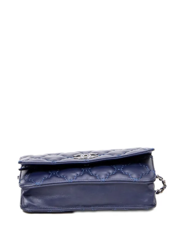 CHANEL Pre-Owned キルティング バッグ | ブルー | FARFETCH JP