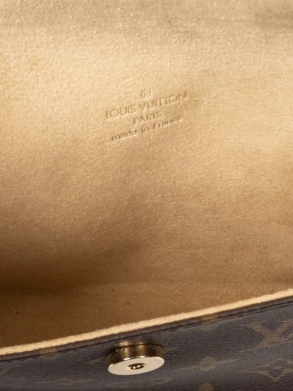 Louis Vuitton Pre-Owned 1990s canvas tas met omslag en omslag Bruin