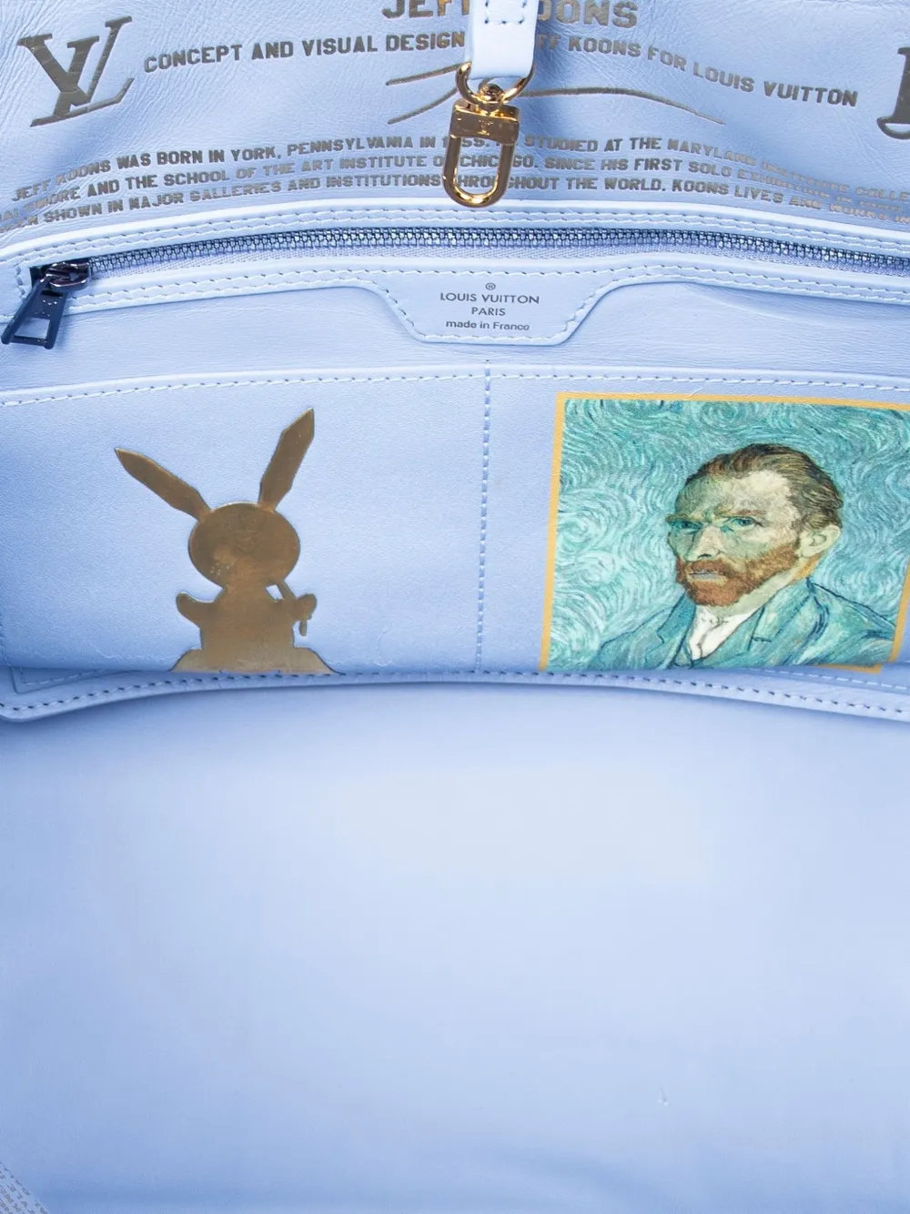 Louis Vuitton Pre-Owned x Jeff Koons 2020s Neverfull Vincent Van Gogh tote bag Paars