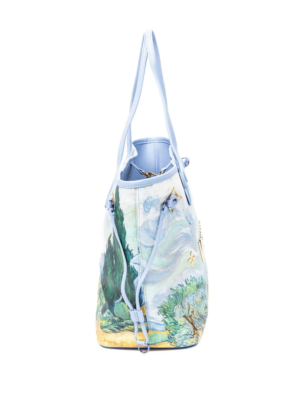Louis Vuitton Pre-Owned x Jeff Koons 2020s Neverfull Vincent Van Gogh tote bag Paars