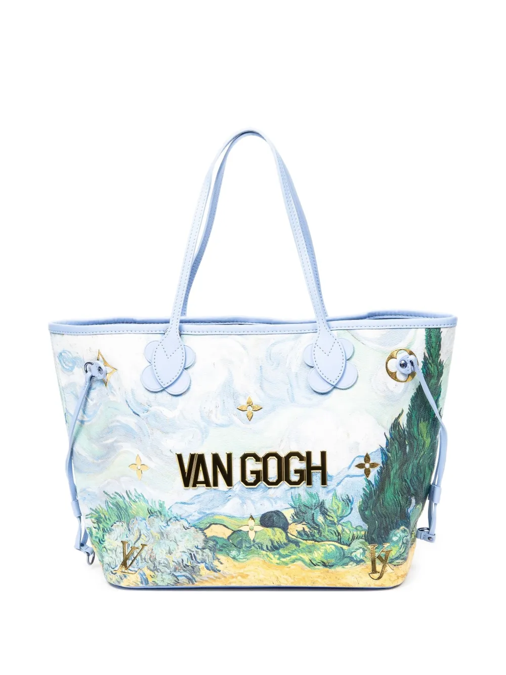 Louis Vuitton Pre-Owned x Jeff Koons 2020s Neverfull Vincent Van Gogh tote bag Paars