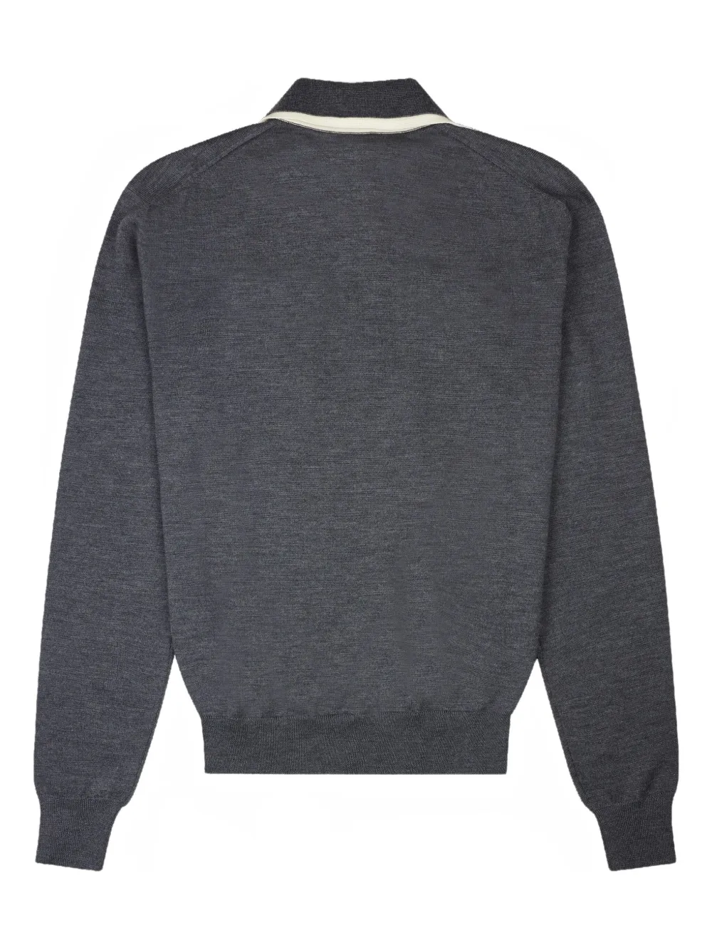 Jil Sander Poloshirt met ritskraag - Grijs