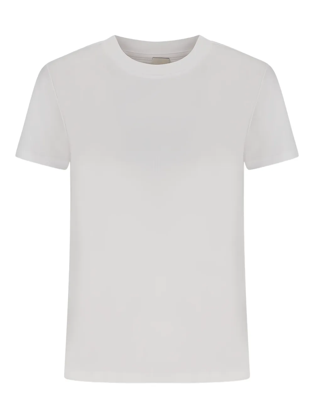 Calvin Klein Crew-neck Short-sleeved T-shirt In White