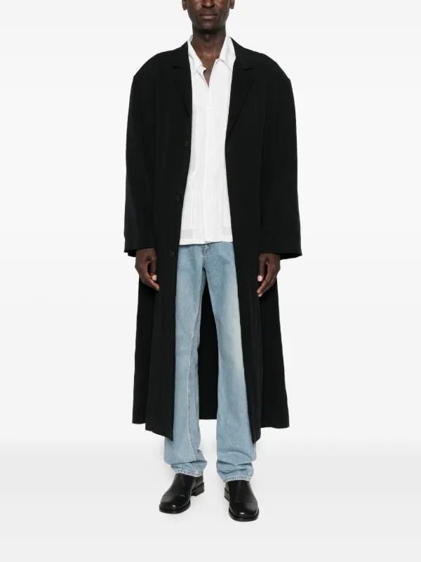 正規品 FEAR OF GOD 7th Overcoat オーバーコート 46 Fear Of God Belted Coat | Black | FARFETCH