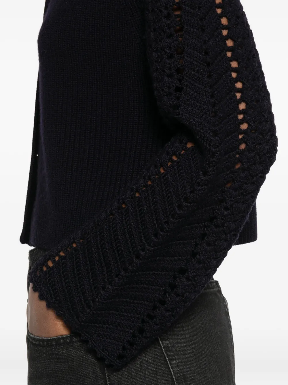 Forte Wollen vest Blauw