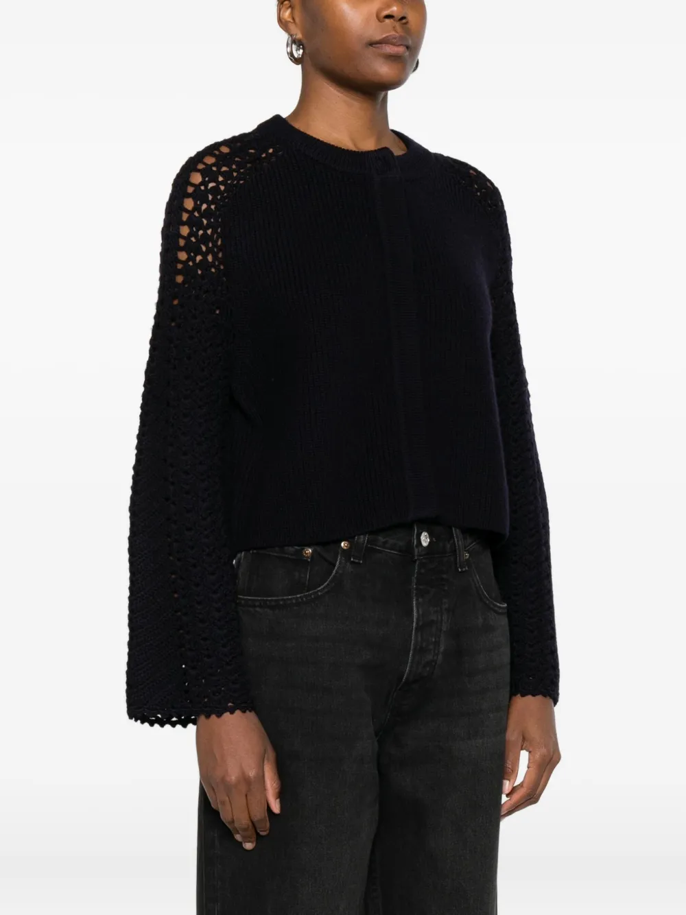 Forte Wollen vest Blauw