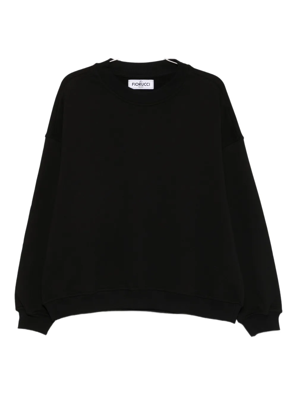 Fiorucci Cash And Carry Cotton Sweatshirt In Black