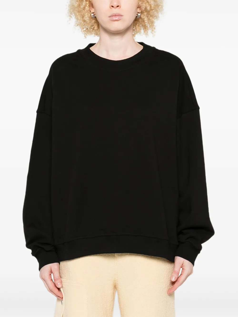 Fiorucci Cash and Carry katoenen sweater Zwart