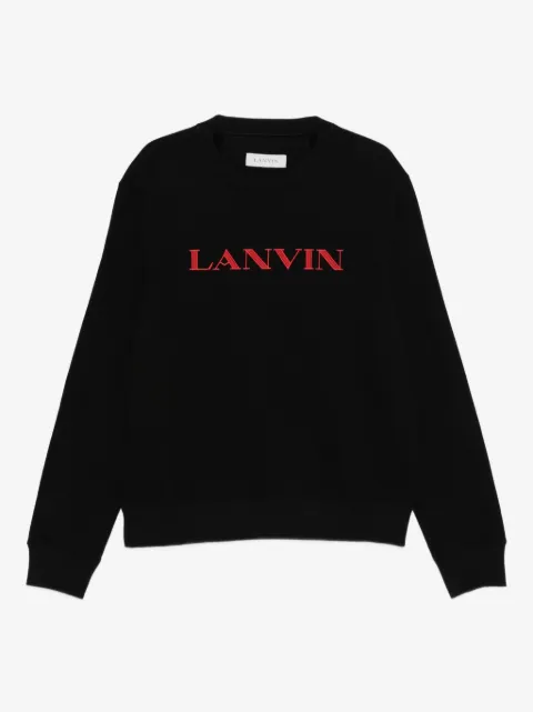 Lanvin sudadera con logo bordado
