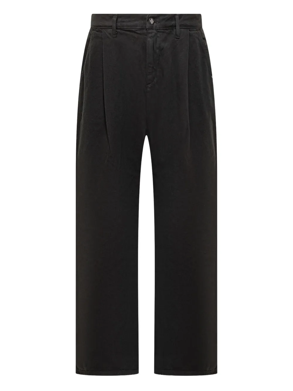 AMISH Pant pleated cotton pants | Black | Image 1
