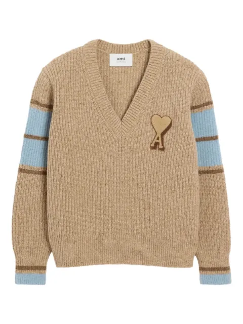 AMI Paris College wool sweater