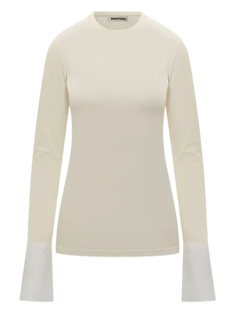 DARKPARK Nora contrast-cuff T-shirt