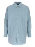 AMI Paris poplin button-down shirt - Blue