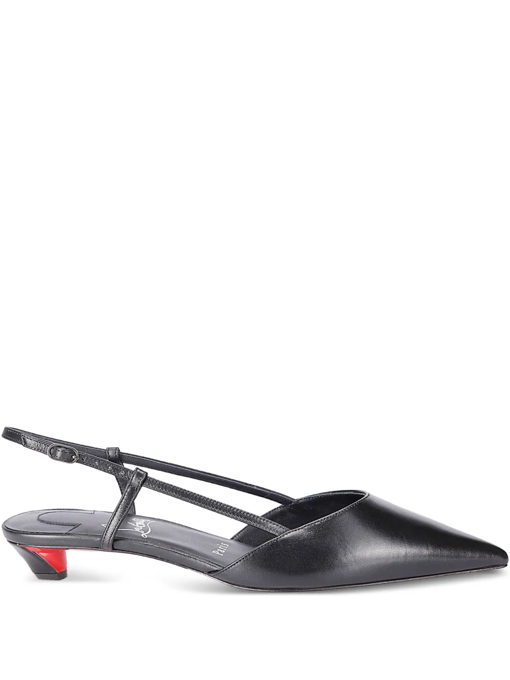 Christian Louboutin 25mm Miss Z leather pointed-toe pumps | Black | Image 1
